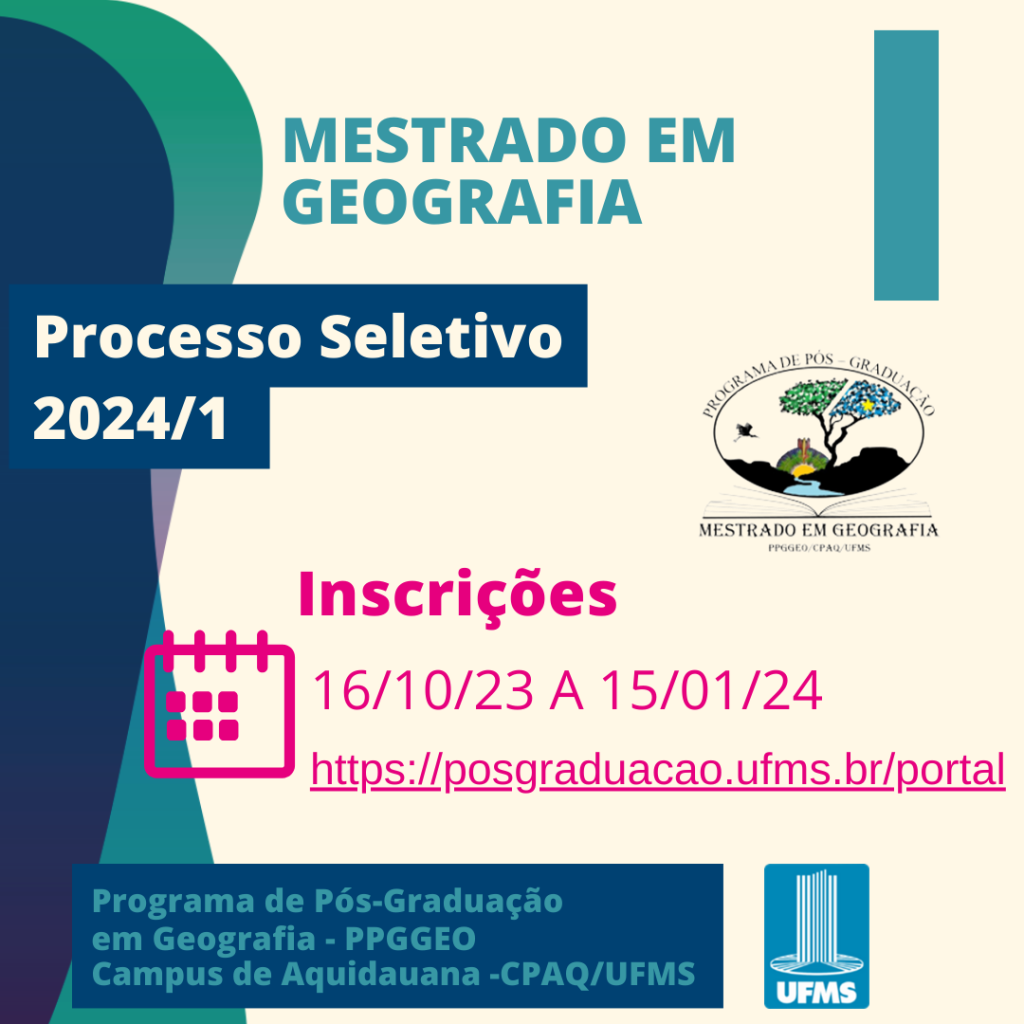 Mestrados em Mato Grosso do Sul: inscrições em quatro cidades